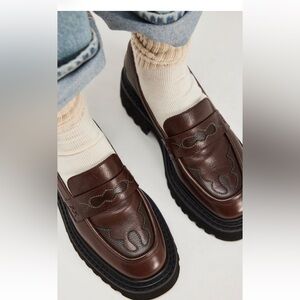 Free People Darci Platform Loafers- 8